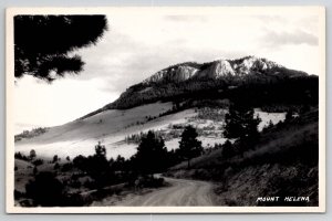 RPPC Mount Helena MT Montana Real Photo c1940s Postcard V24