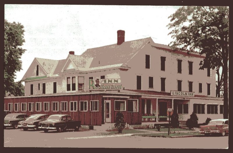 VT ESSEX JUNCTION The Lincoln Inn Burlington and Lake Champlain older cars C