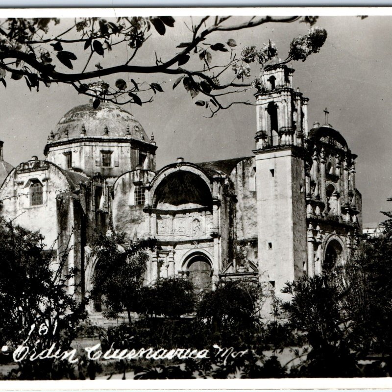 c1910s Cuernavaca, Mexico RPPC Iglesia Tercera Orden San Francisco Photo PC A163