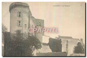 Old Postcard Loches Le Donjon