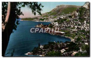 Old Postcard Cote D & # 39Azur Monte Carlo Seen from Roquebrune