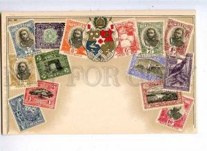 231940 TONGA TOGA Coat of arms STAMPS Vintage Zieher postcard