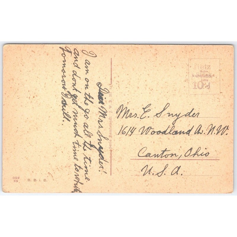 Postcard Brandenburger Tor Berlin Germany Famous Landmark