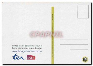 Postcard Modern Bougeons Mieux.comSNCF Cheetah