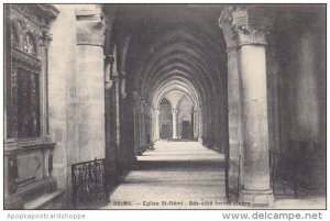 France Reims Eglise Saint-Remi Bas-cote forme cloitre