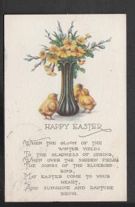 Happy Easter Chicks Post Card PPC801