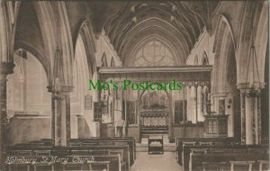 Surrey Postcard - Interior of Holmbury St Mary Church RS27381