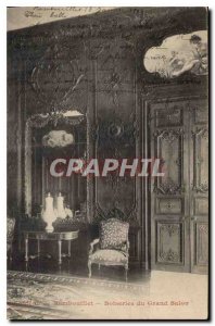 Old Postcard Chateau de Rambouillet Woodwork Grand Salon