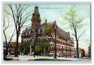 1910's High School, Albany, N.Y.  Postcard F110E