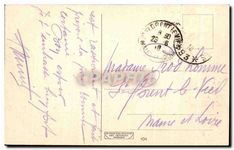 Old Postcard Worms Lutherdenkmal