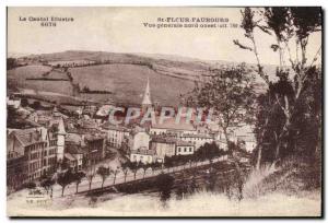 Postcard Old Faubourg St Flour Generale North West View