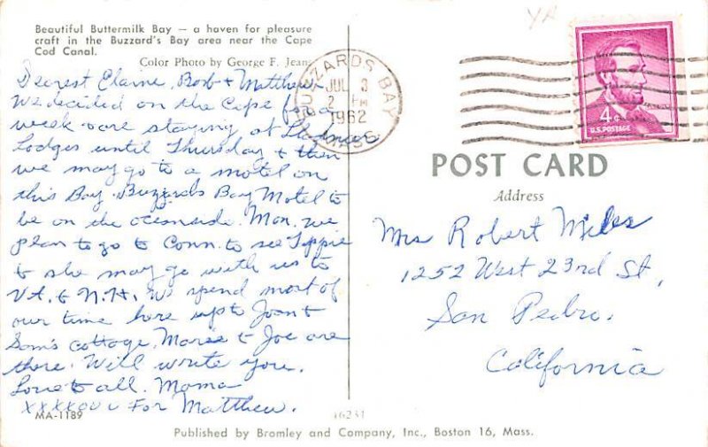 Beautiful Buttermilk Bay Buzzards Bay, Massachusetts MA