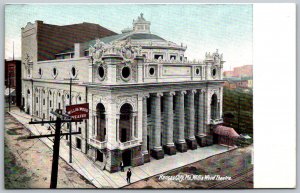 Kansas City Missouri c1910 Postcard Wills Wood Theatre