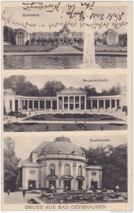 3-Views, Gruss aus Bad Oeyhausen, North Rine-Westphalia, Germany, PU-1932