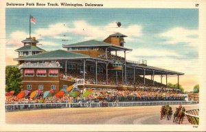 Delaware Wilmington Delaware Park Race Track Horse Racing 1951