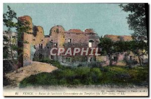 Postcard Ancient Ruins From Vence & # 39Ancienne Commanderie des Templiers