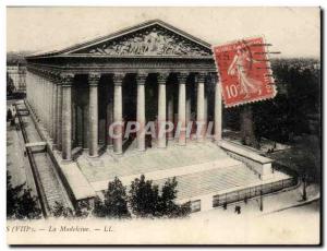 Paris Old Postcard La madeleine