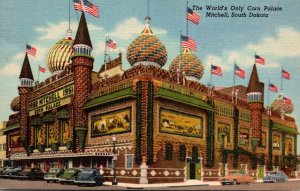 South Dakota Mitchell World's Only Corn Palace Curteich