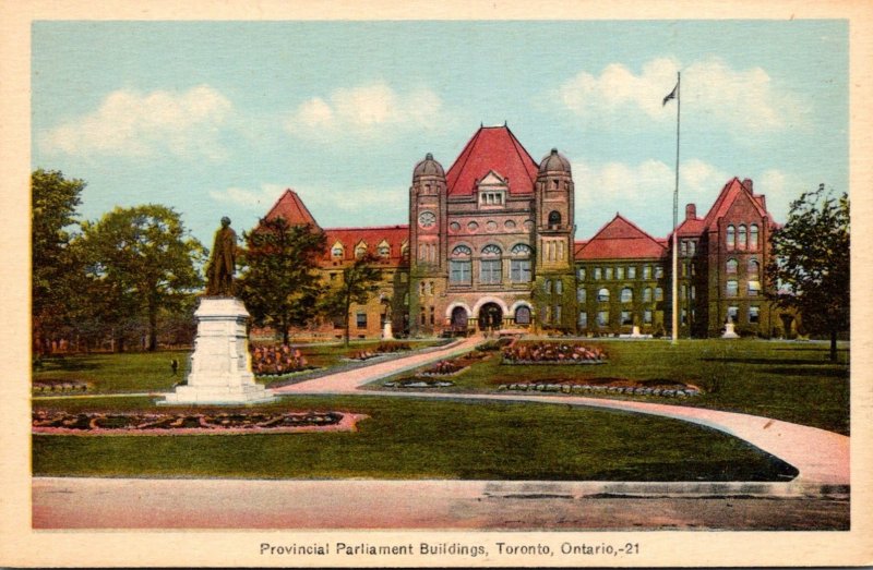 Canada Toronto Provincial Parliament Buildings