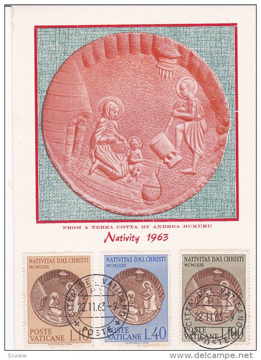 Nativity 1963 , Poste Vaticane