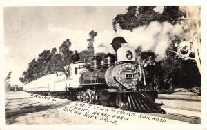 RPPC, Engine 41, Knotts Berry Farm, Buena Park, CA, Old Postcard