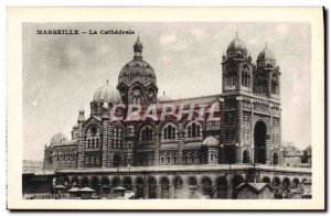 Old Postcard Marseille La Cathedrale