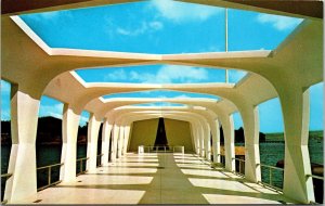 U.S.S. Arizona Memorial Pearl Harbor HI Postcard PC40