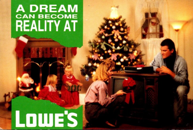 Advertising Home Goods Lowe's A Dream Cam Become Reality 1990