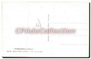 Postcard Pyrenees Old Ocean St Jean Pied de Port Bridge Nive