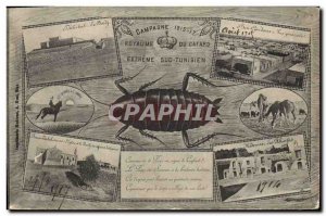 Postcard Old Army Campaign 1915 1917 Kingdom of Far South cockroach Tunisian ...