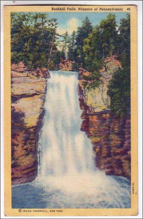 PA - Bushkill Falls, The Niagara of Pennsylvania