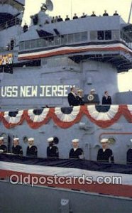 USS New Jersey, BB-62 Military Battleship Unused 