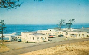 Oregon Oceanlake La Vista Terrace 1950s Motel Apartments Postcard 22-7768 