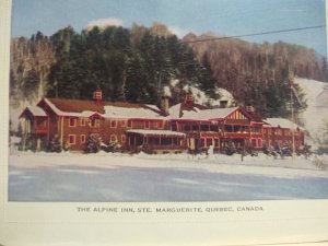 Postcard The Alpine Inn, Ste. Marguerite, Canada 