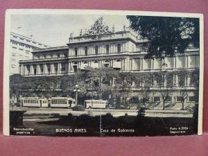 Old Postcard Buenos Aires, Casa de Gobierno Argentina