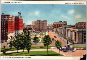 Postcard HOTEL SCENE Nashville Tennessee TN AO4347