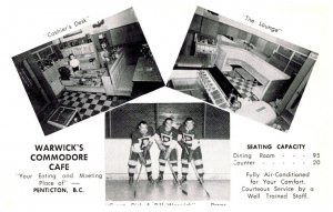 Warwick's Commodore Cafe, Penticton B.C. , Hockey players