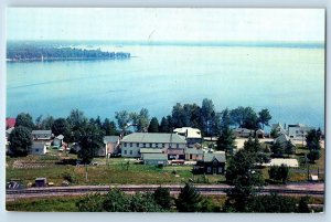 Port Stanton Ontario Canada Postcard Lakeshore House on Sparrow Lake c1950's