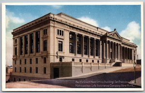 Vtg San Francisco California CA Metropolitan Life Insurance Company Postcard