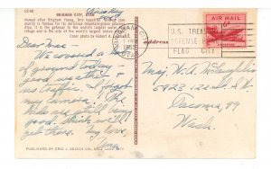 UT - Brigham City. Main Street ca 1950   (crease, chip)