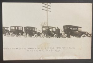 Mint USA Postcard RPPC Wisconsin Cars That Opened Roads To Milwaukee 1918