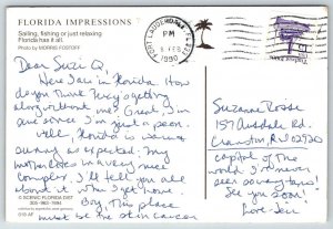 Fort Lauderdale, Florida - 1990 - Postcard