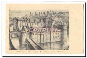 Old Postcard Dissais Dissais Chateau de Vue theft & # 39oiseau comic by Meroval