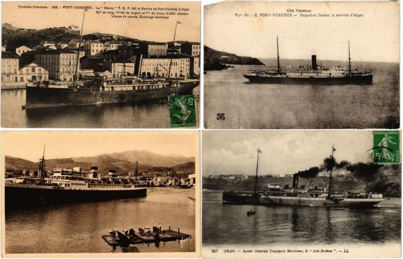 SHIPPING AFRICA AFN SHIPS 70 Vintage Postcards (L3566)