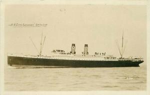 1920s Steamship Seattle Washington RPPC Photo Postcard 4201