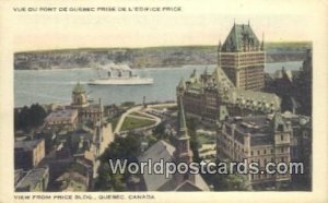 Price Building, Ve du port de Quebec Prise de L'edifice Price Quebec Canada U...