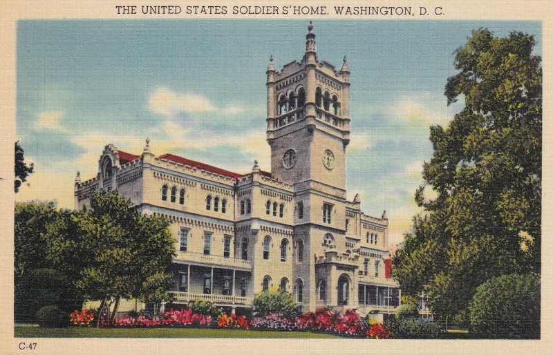 United States Soldiers' Home Washington D. C. Postcard Scott Building A03