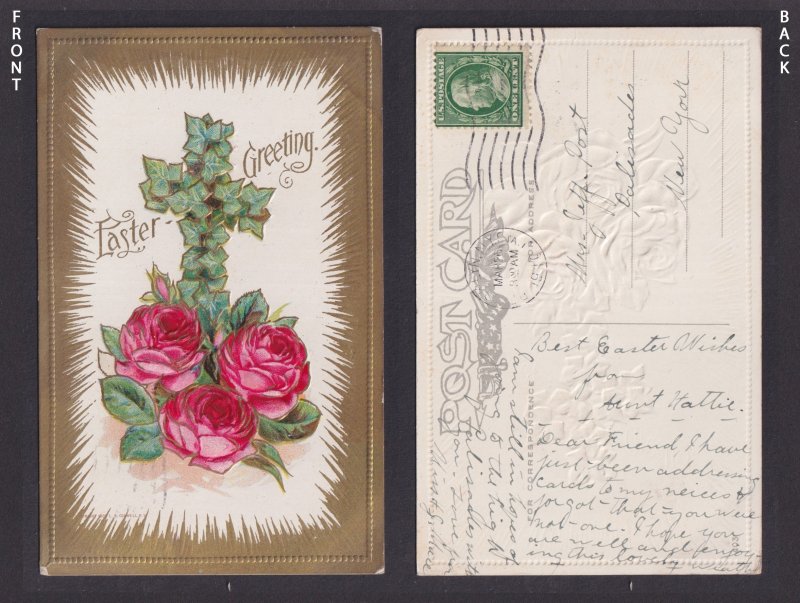 UNITED STATES, Postcard, Happy Easter