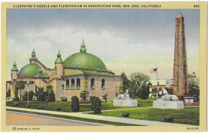 Cleopatra's Needle & Planetarium Rosicrucian Park San Jose California