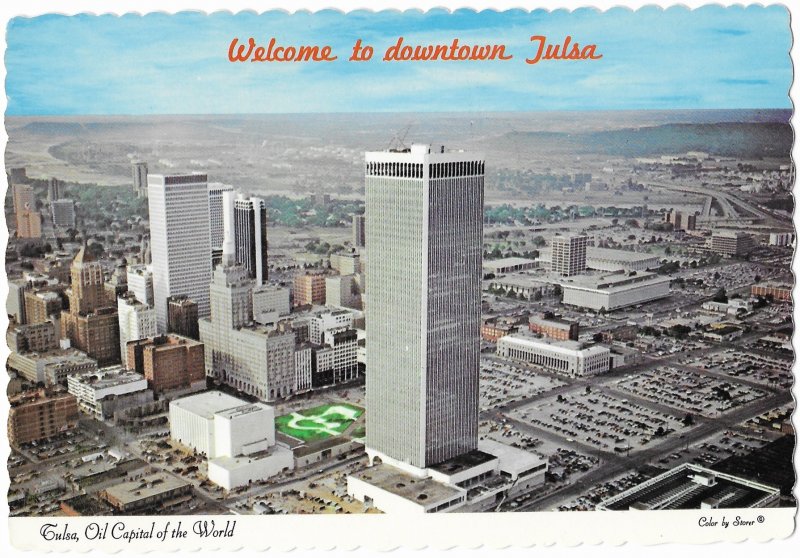 Welcome to Downtown Tulsa Oklahoma  4 by 6